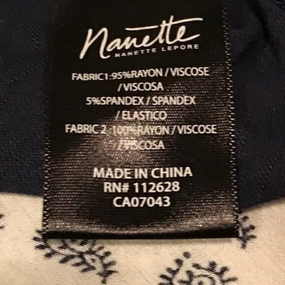 Nanette Lepore Navy Blue  Tank Top Size M - Picture 7 of 7